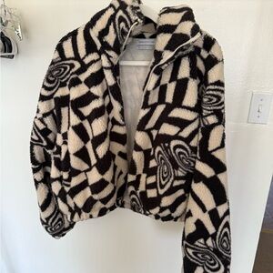 Stylish Black and Cream Jacket